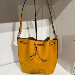 NWOT Michael Kors Vibrant Yellow Crossbody Bag